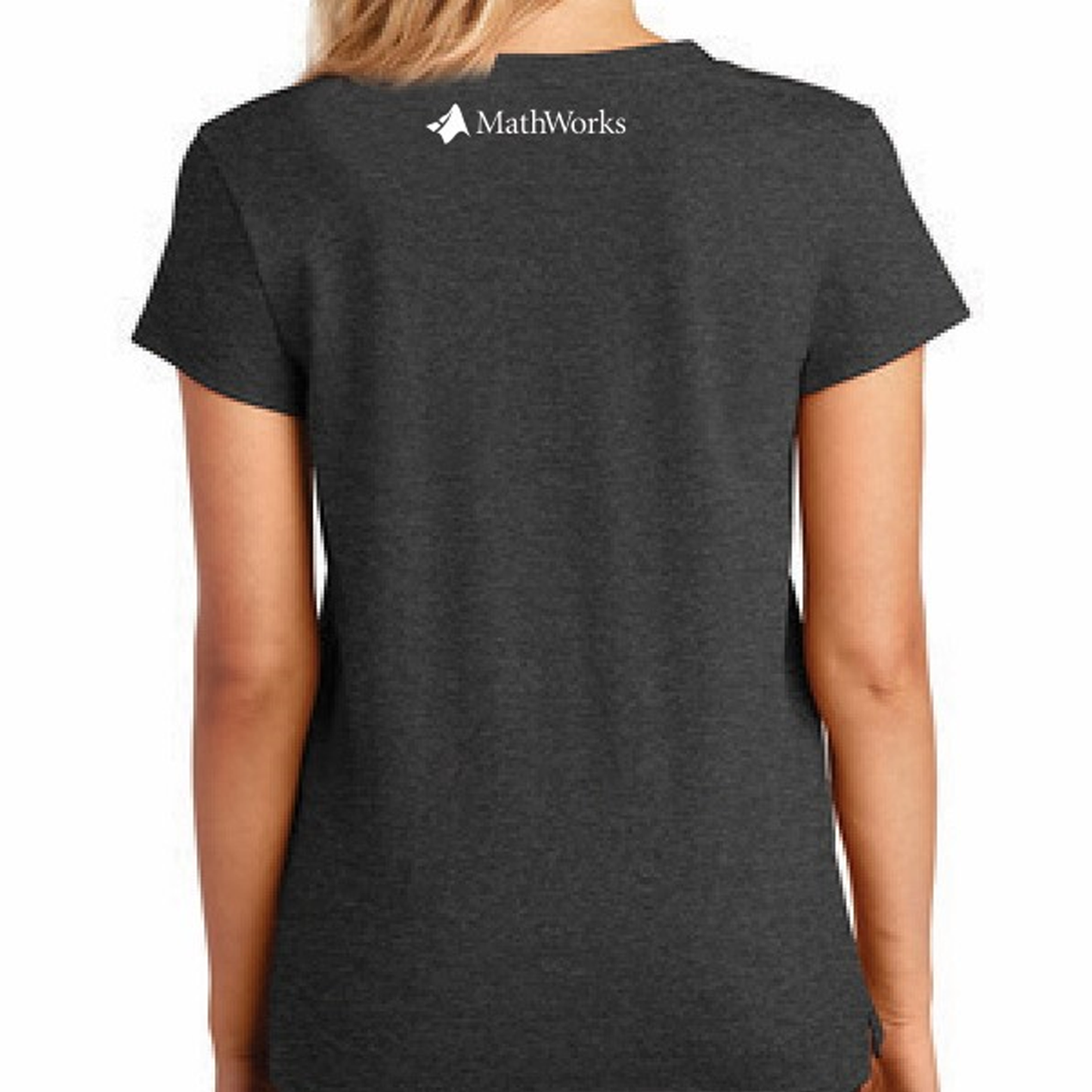 MathWorks X Design T-Shirt V-Neck: Ladies