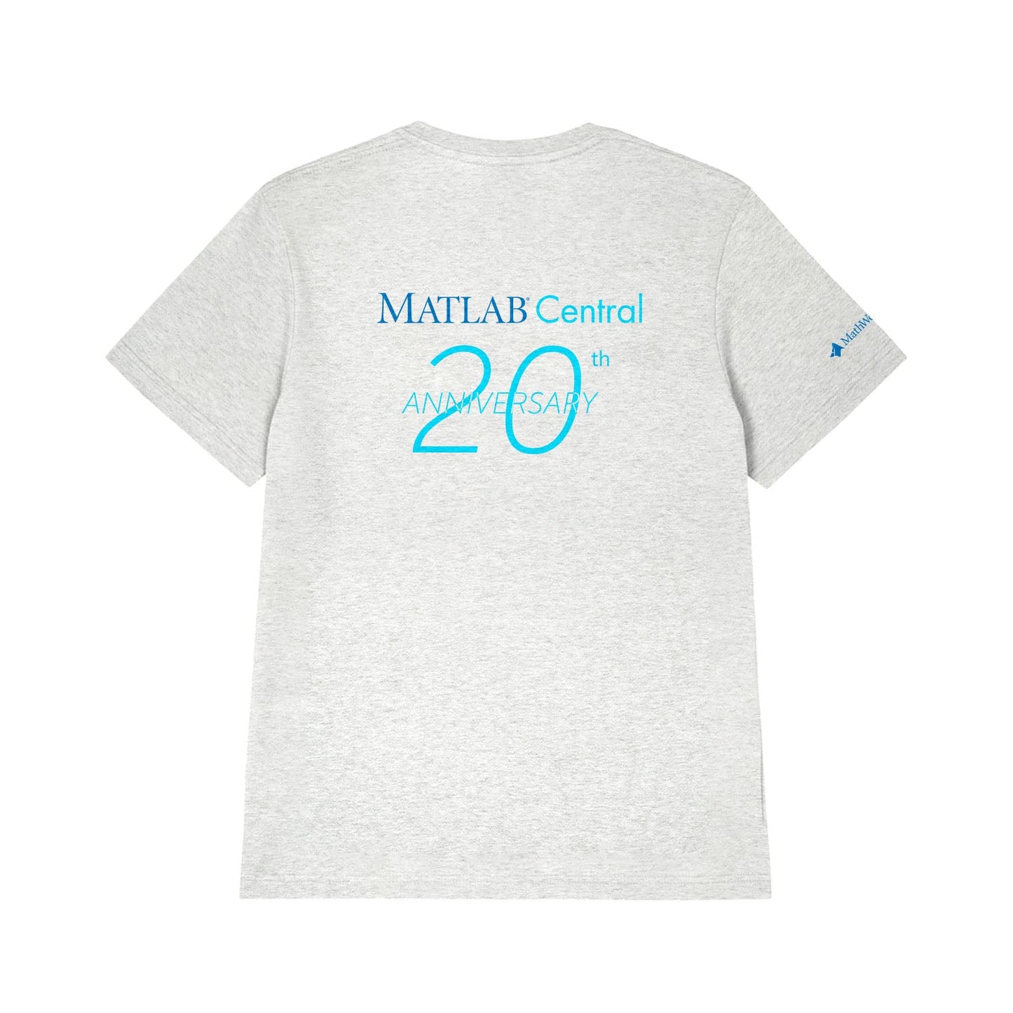 CLOSEOUT – MATLAB Central 20th Anniversary T-Shirt (2021 Edition): Mens