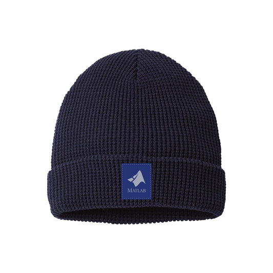 MATLAB Waffle Cuffed Beanie